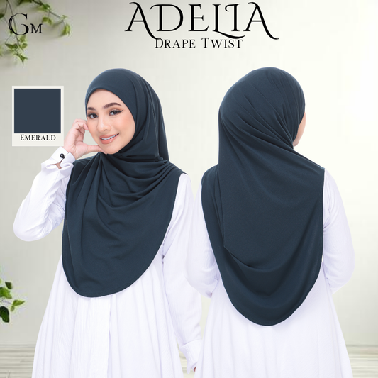 Emerald Sarung Moscrepe Adelia
