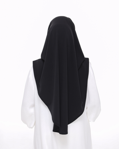 Black Sarung Moscrepe Safiya