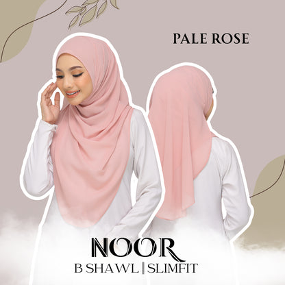 Noor|Pale Rose|B SHAWL|SLIMFIT