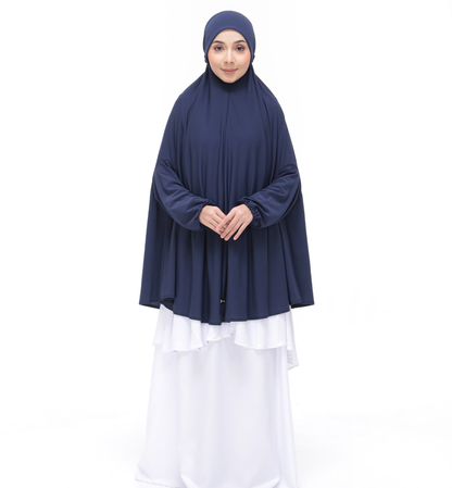Navy Blue Aneesa Mini Telekung