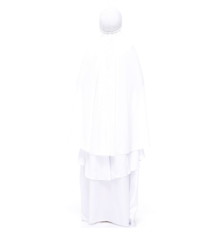 White Aneesa Mini Telekung