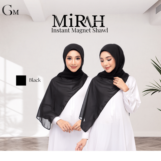 Black Snap & Go - Magnet Scarves