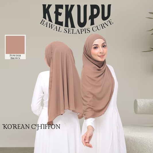 Powder Brown|Bawal Kekupu Selapis Zayra