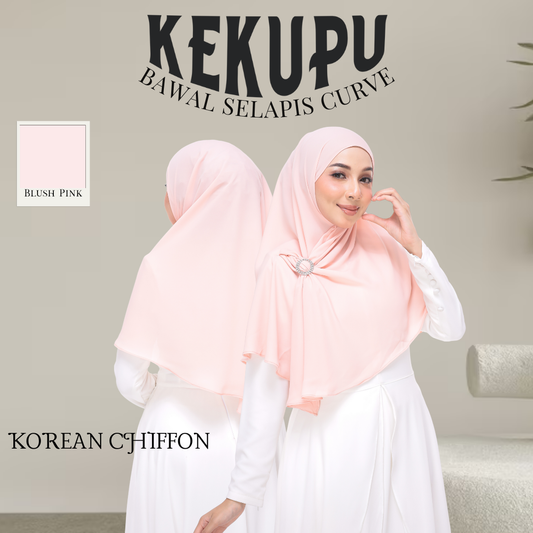 Blush Pink|Bawal Kekupu Selapis Zayra