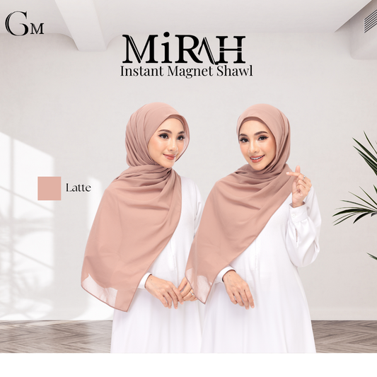 Latte Snap & Go - Magnet Scarves