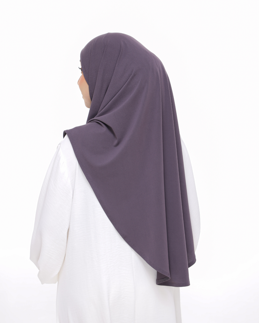 Purple Belachan Sarung Moscrepe Safiya