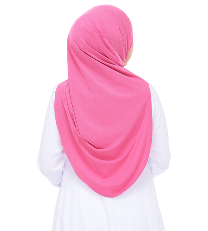 Pastel Pink Sarung Moscrepe Adelia