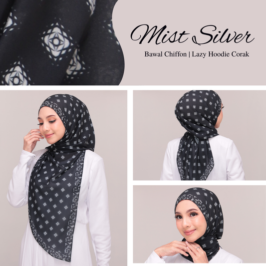 Lazy Hoodie Pattern |Mist| Black Edition