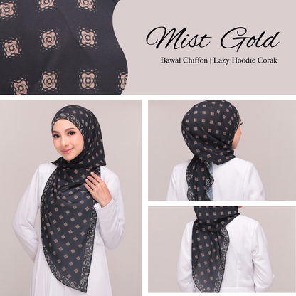 Lazy Hoodie Pattern |Mist| Black Edition