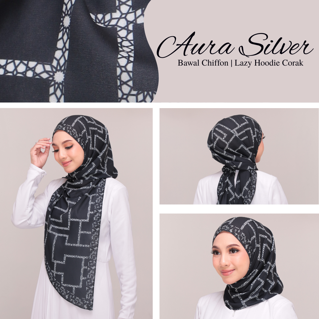 Lazy Hoodie Pattern |Aura| Black Edition