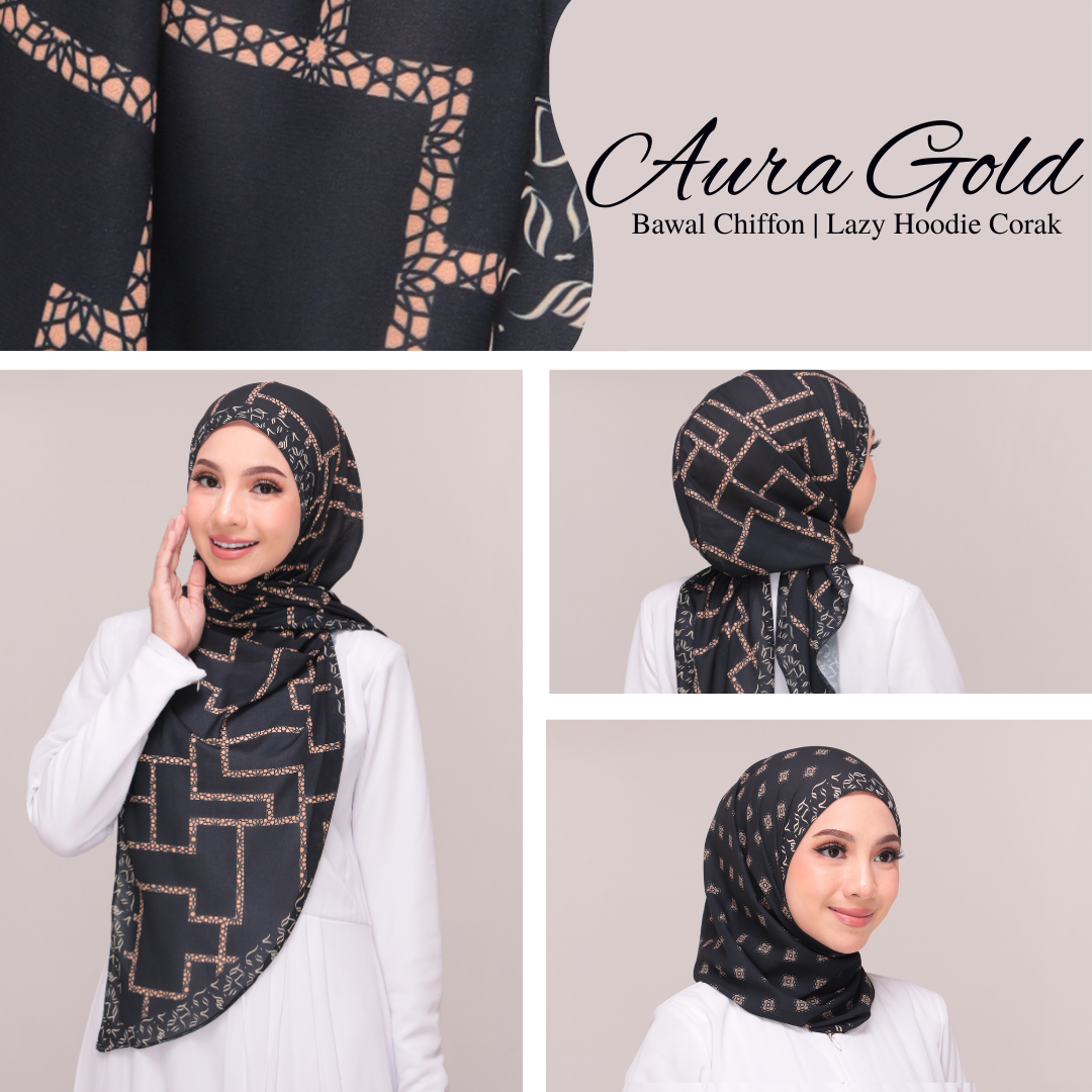 Lazy Hoodie Pattern |Aura| Black Edition