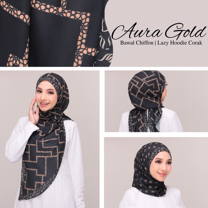 Lazy Hoodie Pattern |Aura| Black Edition