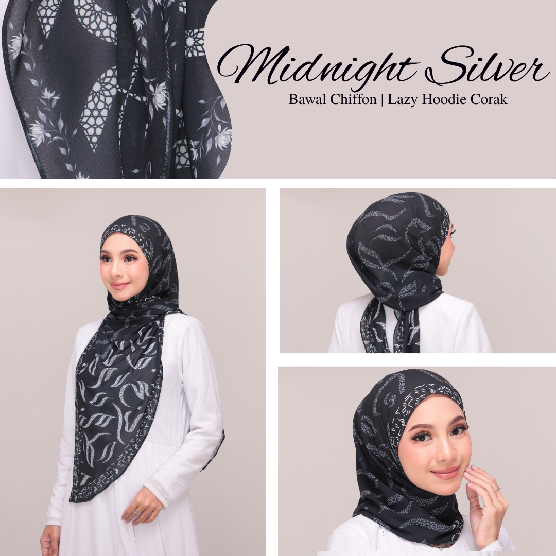 Lazy Hoodie Pattern |Midnight| Black Edition