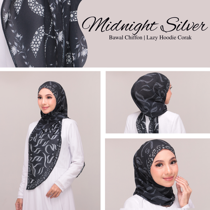 Lazy Hoodie Pattern |Midnight| Black Edition