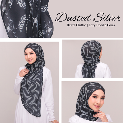 Lazy Hoodie Pattern |Dusted| Black Edition