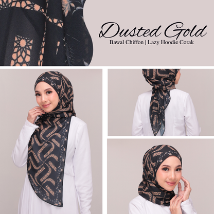 Lazy Hoodie Pattern |Dusted| Black Edition