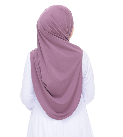 Dusty Purple Sarung Moscrepe Adelia