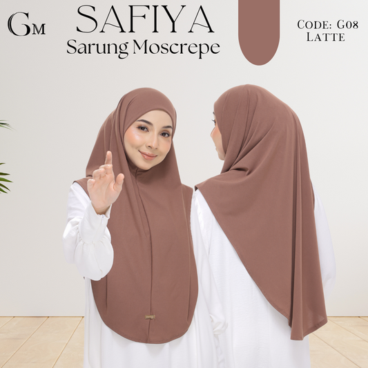 Latte Sarung Moscrepe Safiya