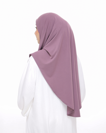 Dusty Purple Sarung Moscrepe Safiya