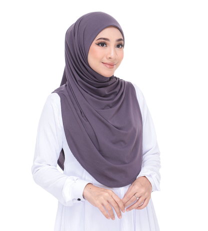 Purple Belachan Sarung Moscrepe Adelia