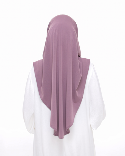 Dusty Purple Sarung Moscrepe Safiya