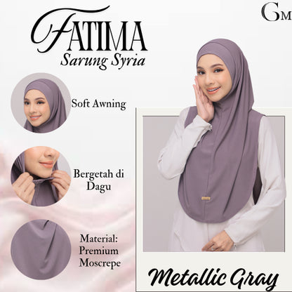 Peach |Fatima Instant Sarung Syria
