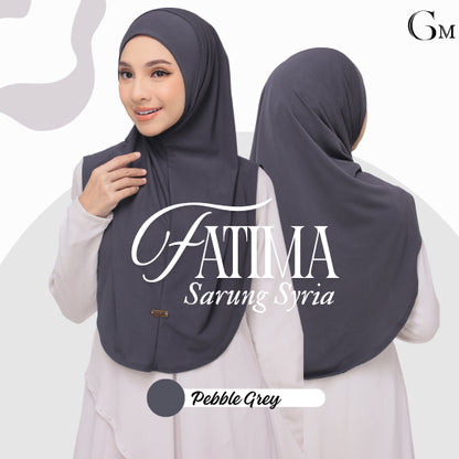 Pebble Grey|Fatima Instant Sarung Syria