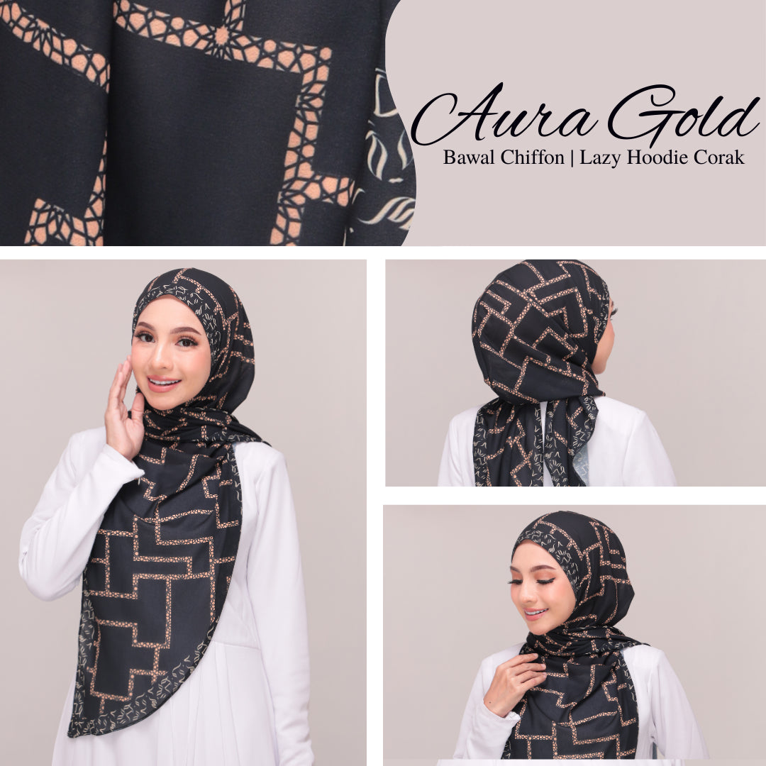Lazy Hoodie Pattern |Aura| Black Edition