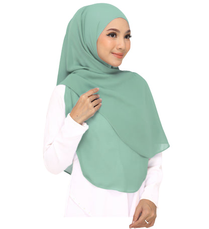 Noor|Matcha|B SHAWL|SLIMFIT