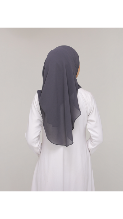 Noor|Pebble grey|B SHAWL|SLIMFIT