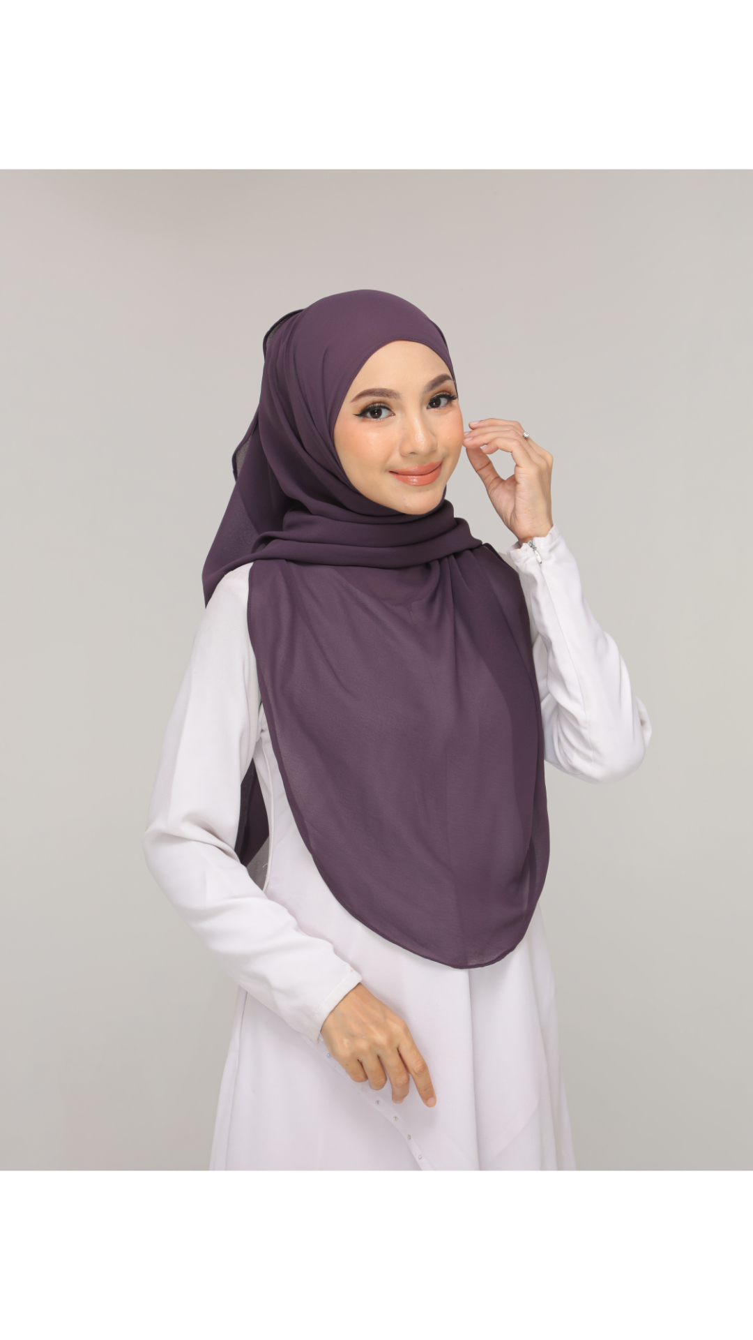 Noor|Plum|B SHAWL|SLIMFIT