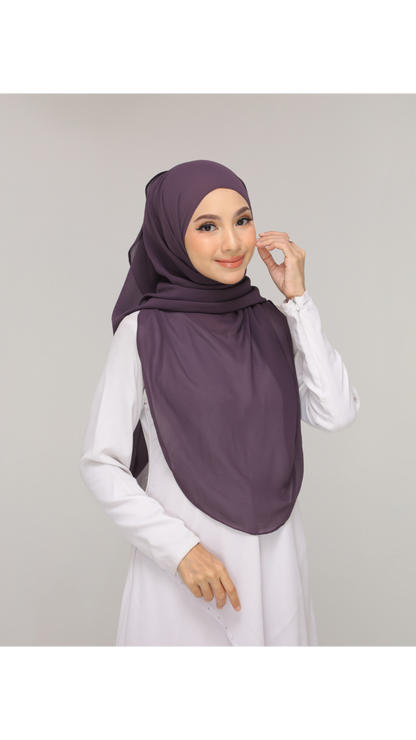 Noor|Plum|B SHAWL|SLIMFIT