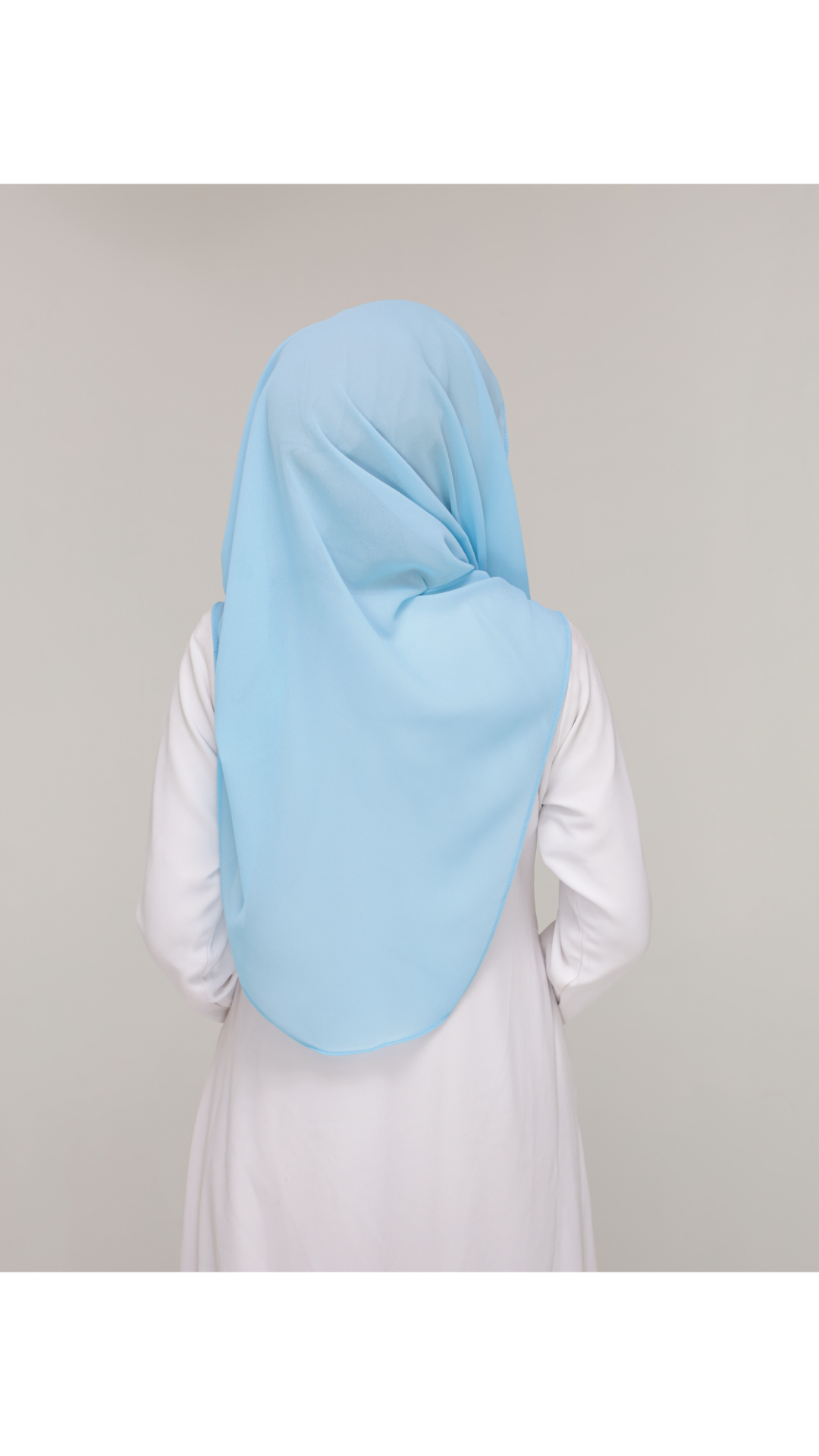 Noor|Sky Blue|B SHAWL|SLIMFIT