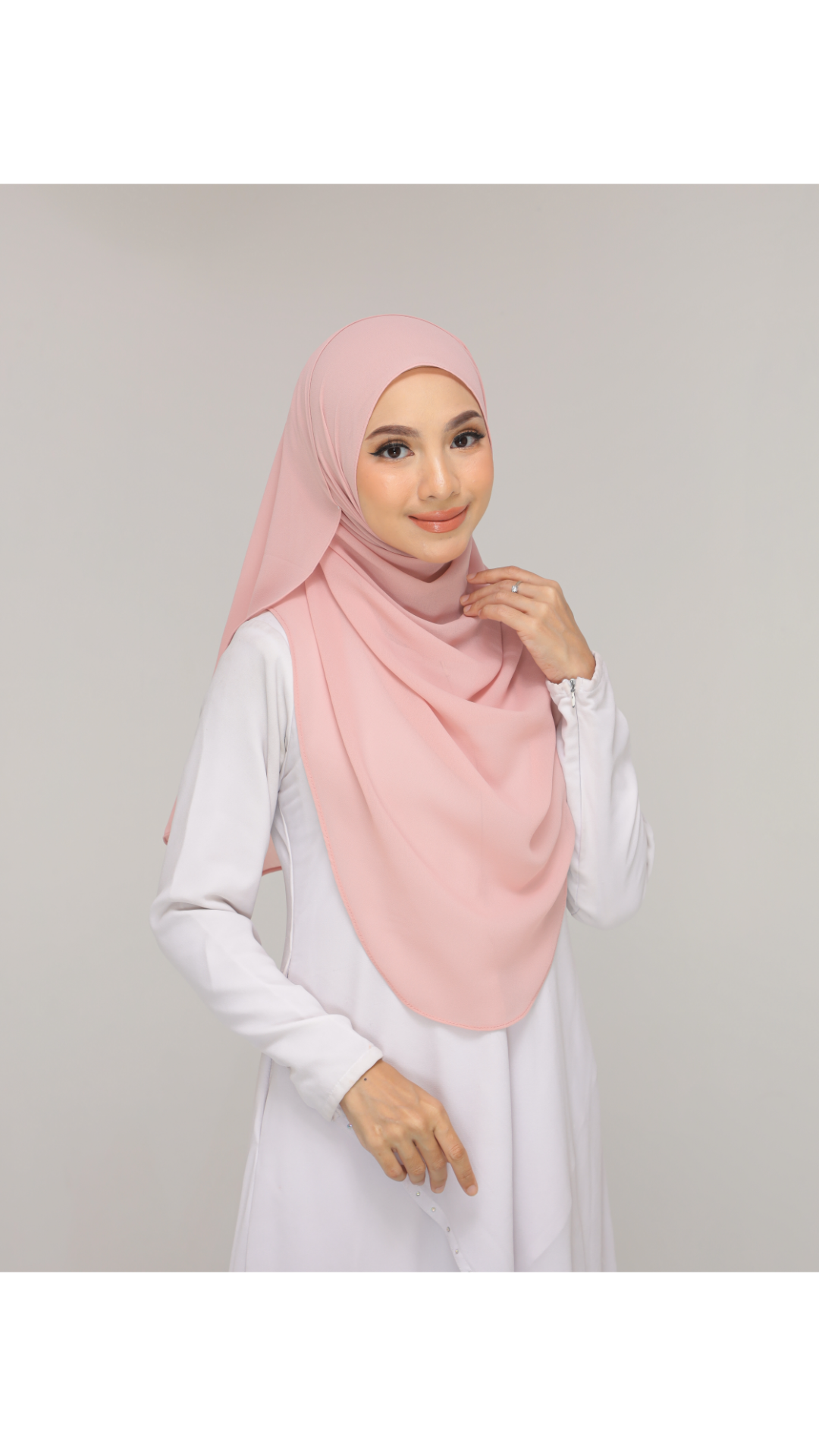 Noor|Pale Rose|B SHAWL|SLIMFIT