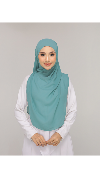 Noor|Mint Green|B SHAWL|SLIMFIT
