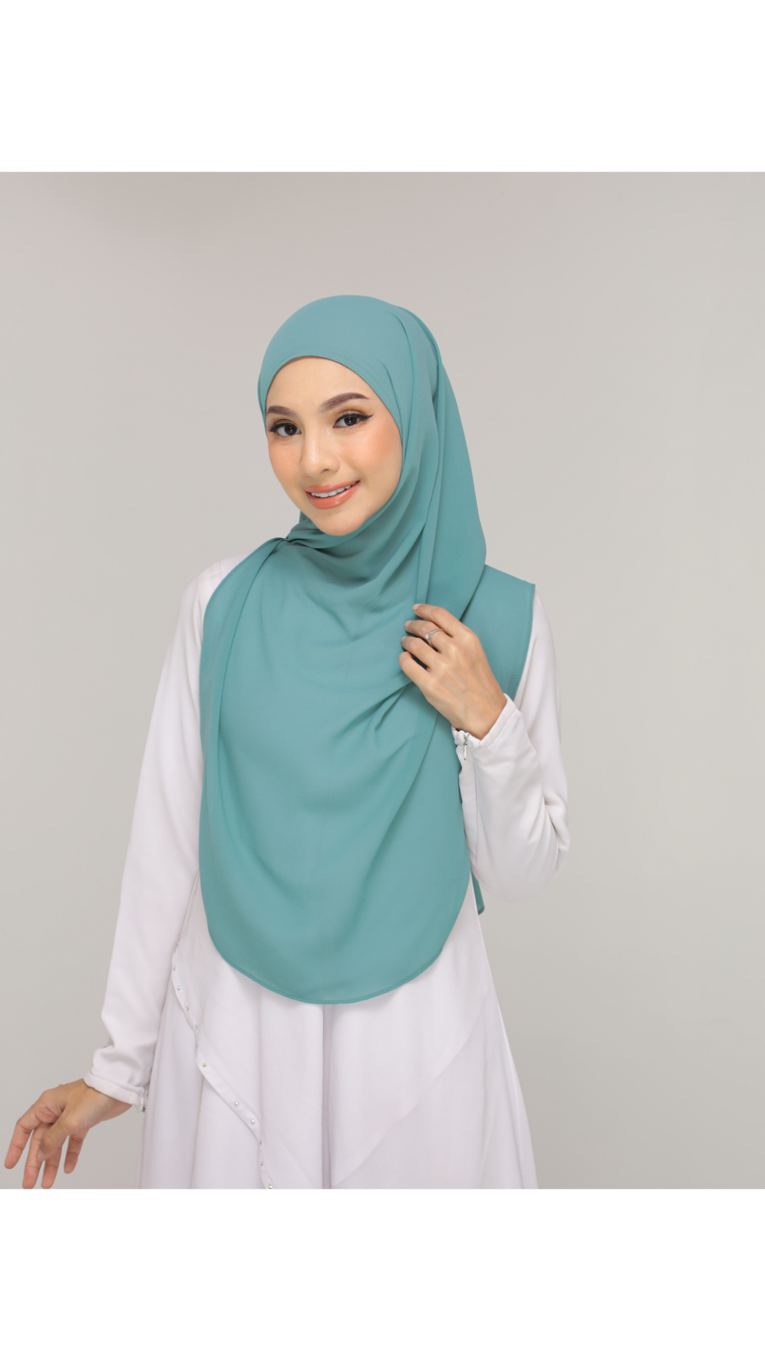Noor|Mint Green|B SHAWL|SLIMFIT