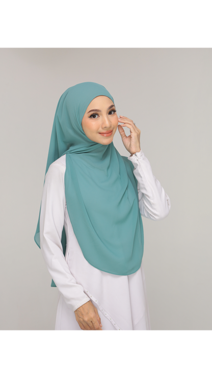 Noor|Mint Green|B SHAWL|SLIMFIT