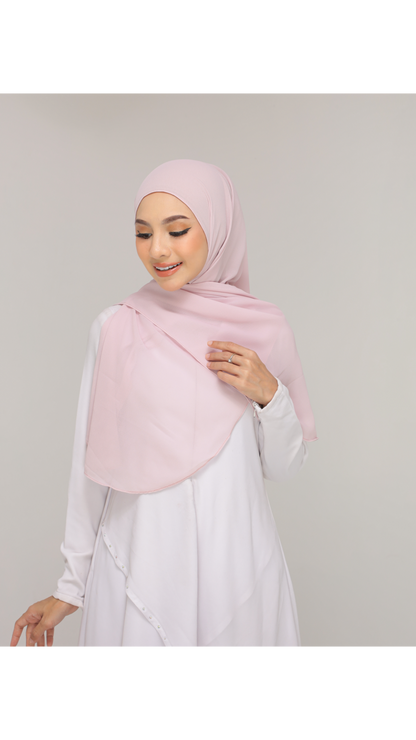 Noor|Light pink|B SHAWL|SLIMFIT