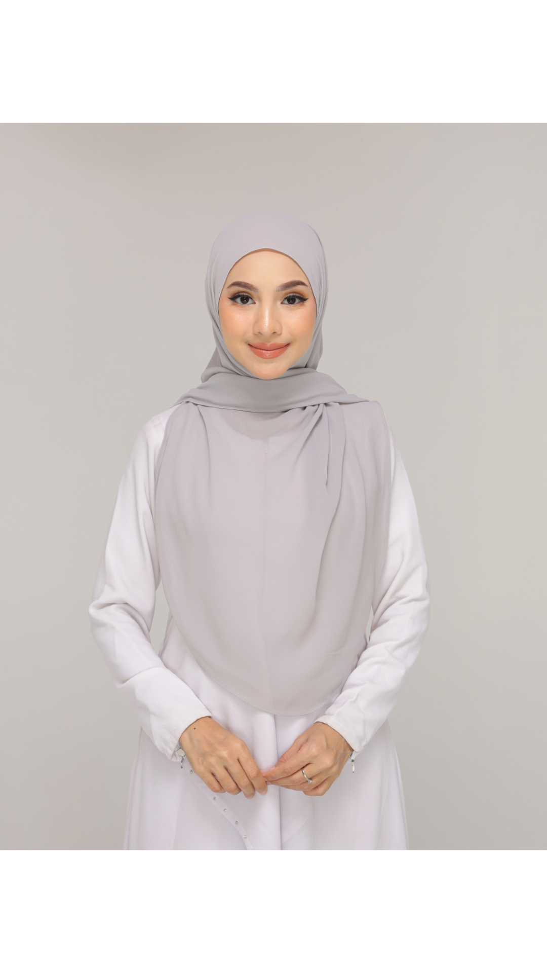 Noor|Silver|B SHAWL|SLIMFIT