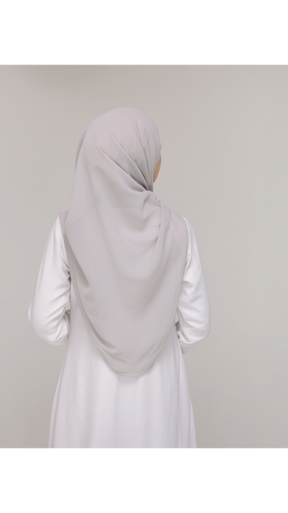 Noor|Silver|B SHAWL|SLIMFIT