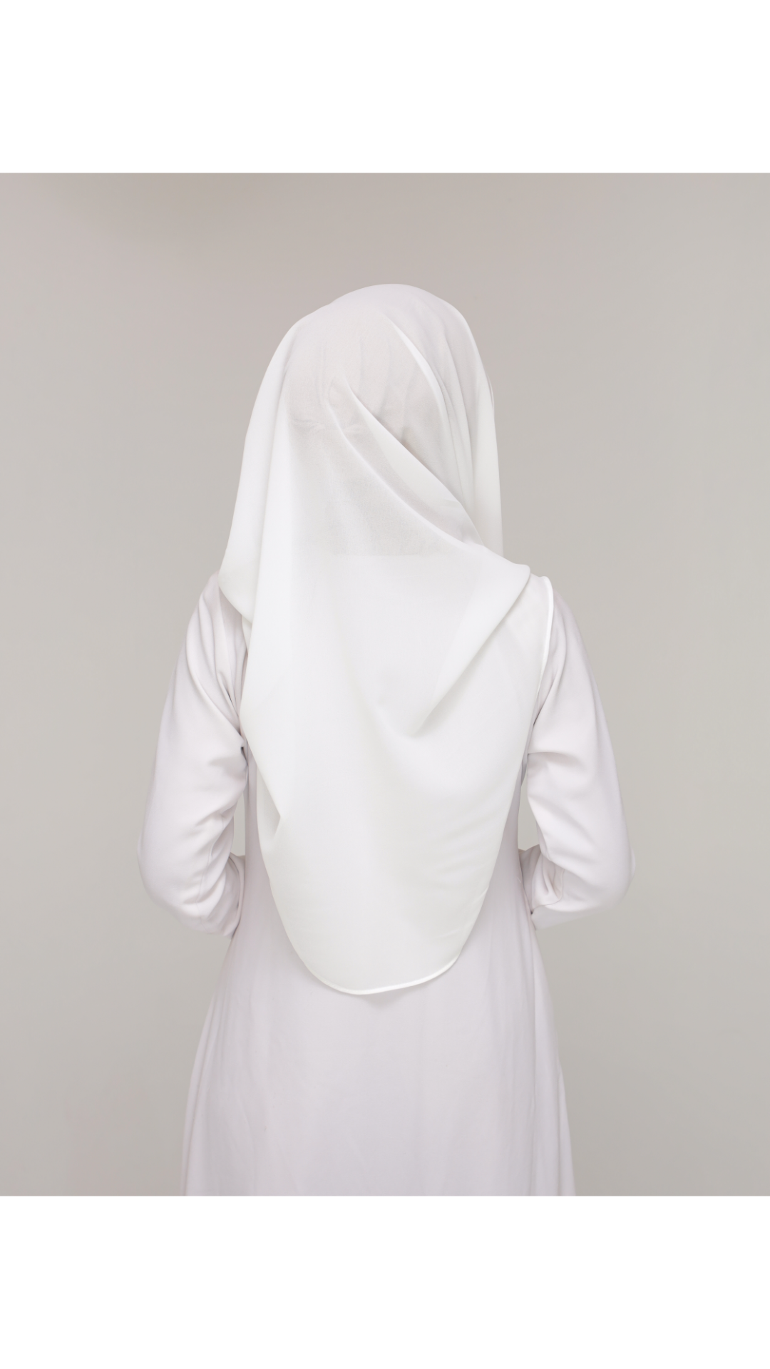 Noor|Pearl White|B SHAWL|SLIMFIT