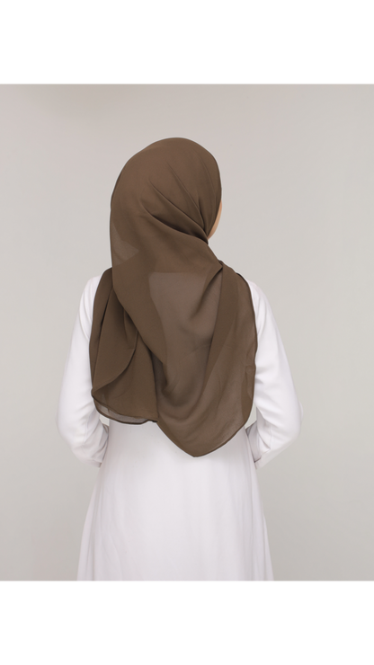 Noor|choco|B SHAWL|SLIMFIT
