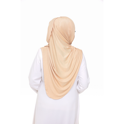 Nurul|Peach|Bawal Lazy Selapis|Cotton Jersey