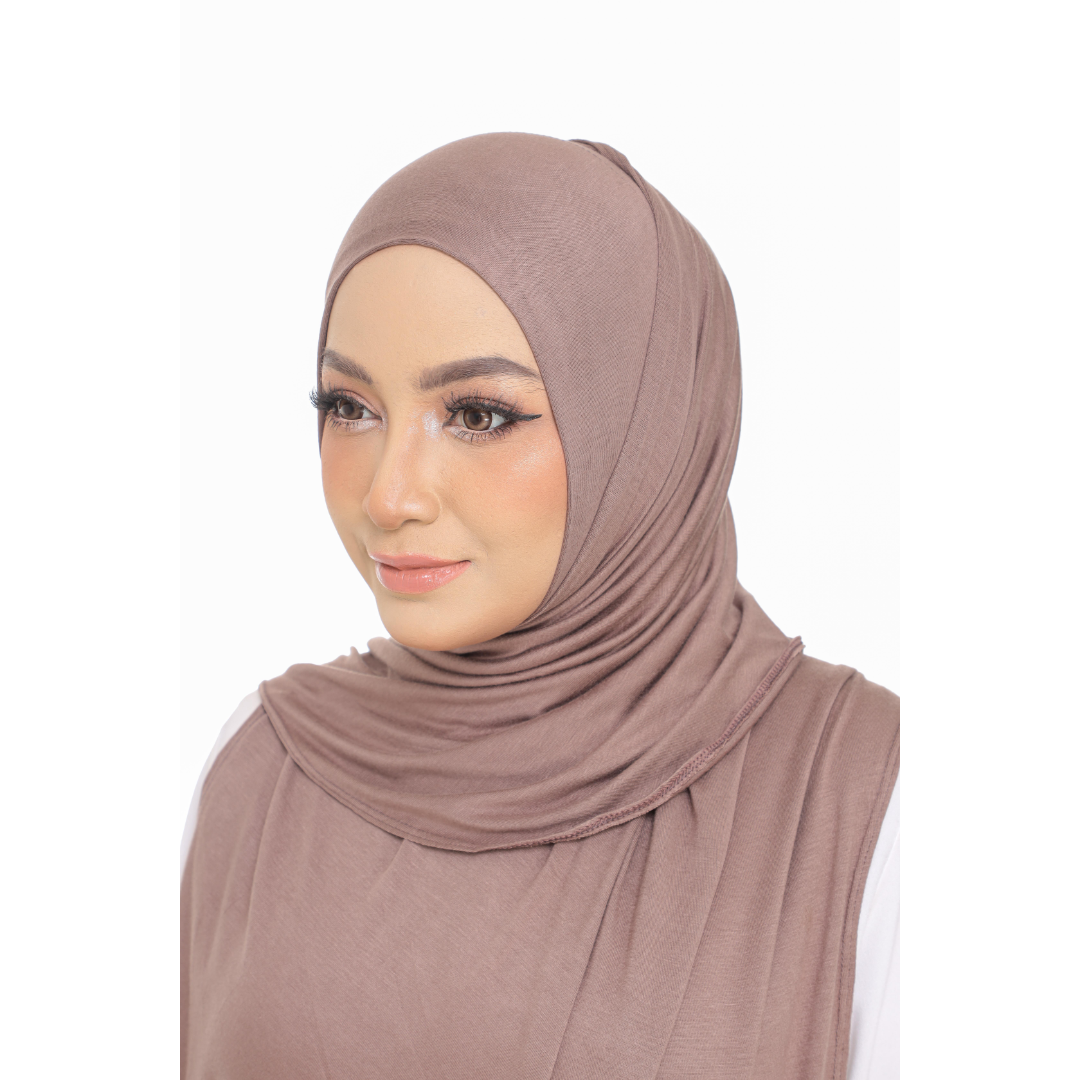 Nurul|Mocha|Bawal Lazy Selapis|Cotton Jersey