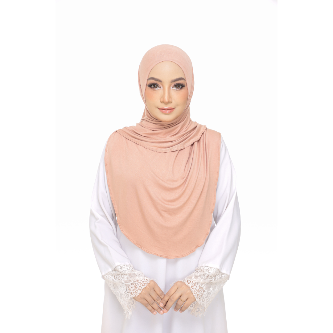 Nurul|Light Rust|Bawal Lazy Selapis|Cotton Jersey