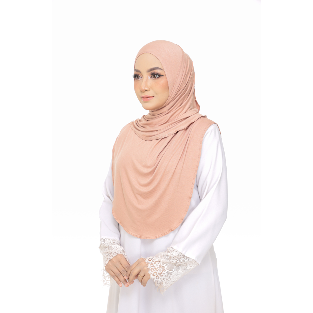 Nurul|Light Rust|Bawal Lazy Selapis|Cotton Jersey
