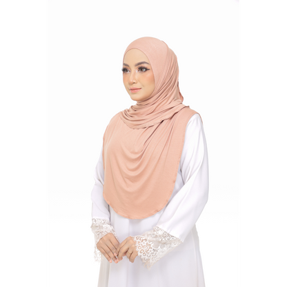 Nurul|Light Rust|Bawal Lazy Selapis|Cotton Jersey