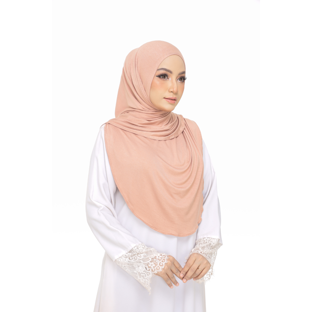 Nurul|Light Rust|Bawal Lazy Selapis|Cotton Jersey