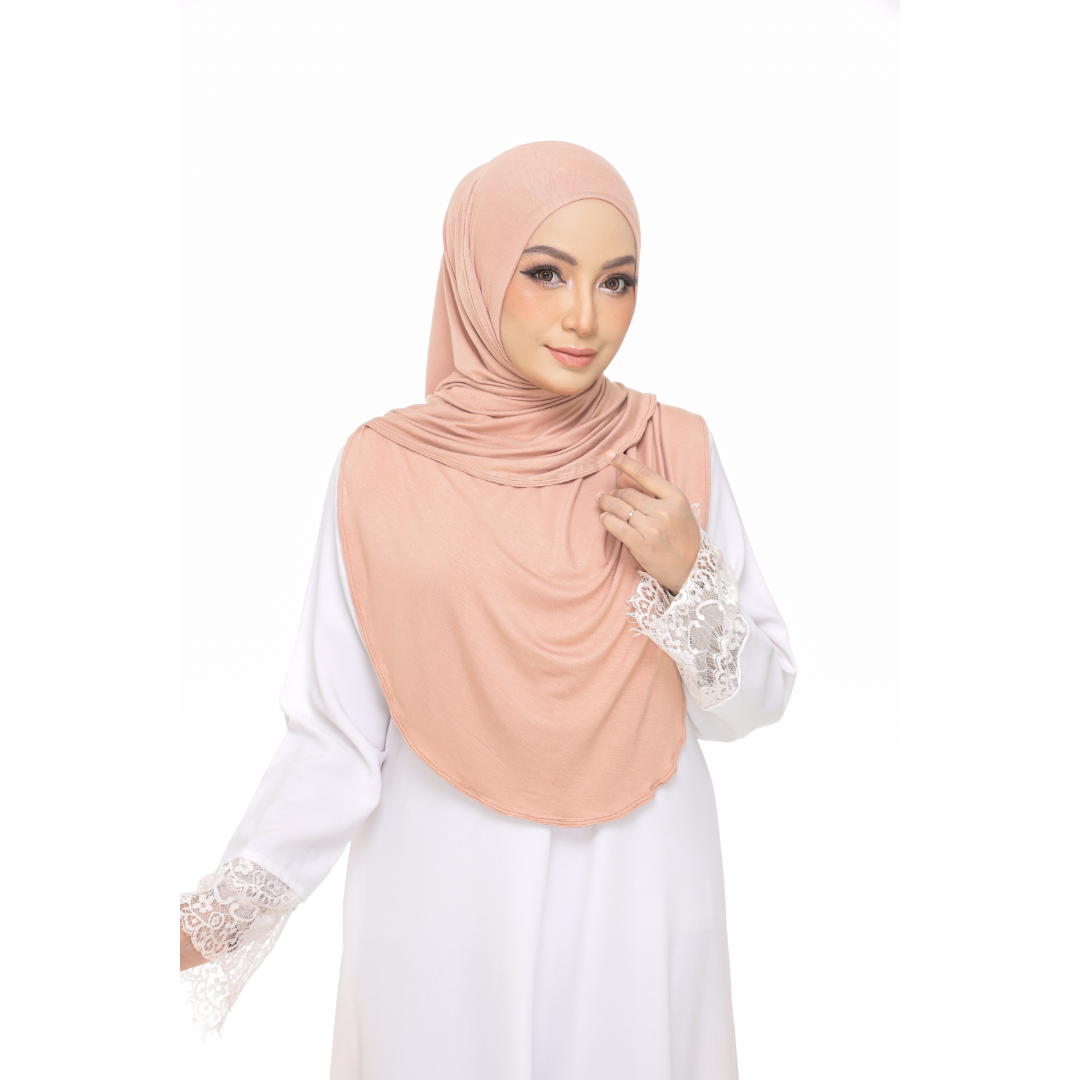 Nurul|Light Rust|Bawal Lazy Selapis|Cotton Jersey