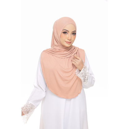 Nurul|Light Rust|Bawal Lazy Selapis|Cotton Jersey